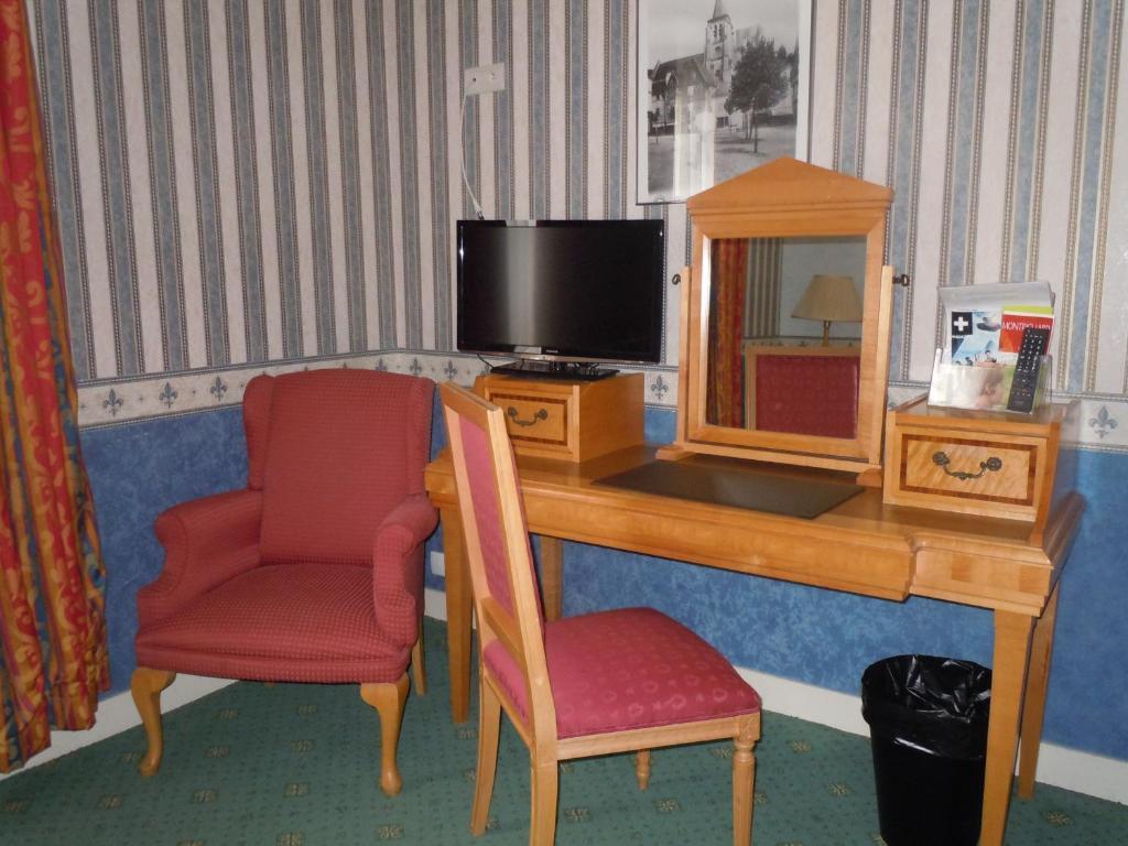 La Croix Blanche Otel Montrichard Oda fotoğraf